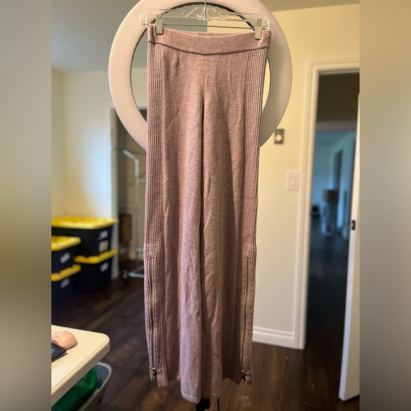 NAADAM Fisherman Pants XS Purple Wool Cashmere Blend - Picture 13 of 14